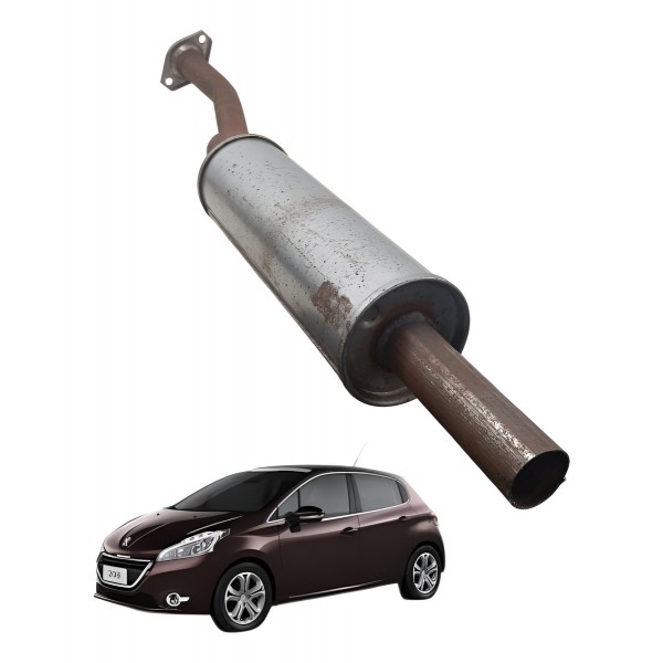 Escapamento Silencioso Peugeot 208 2014 2015 2016 20017 2018