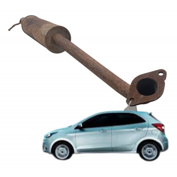 Escapamento Silencioso Intermediário Ford Ka 1.0 3cc 2016