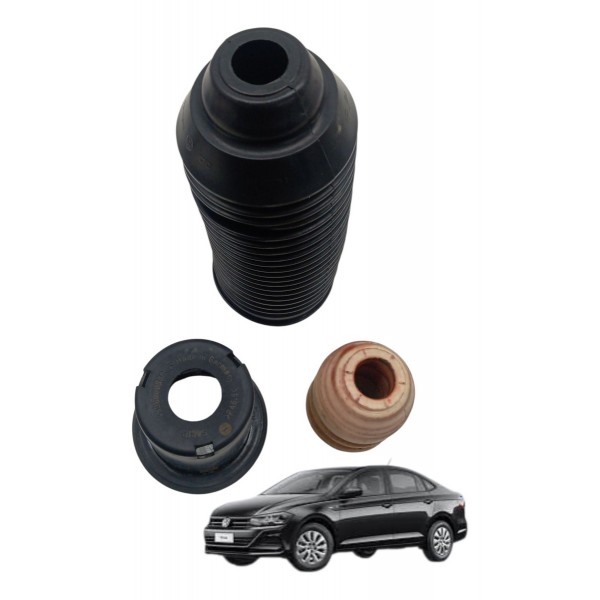 Kit Coifa Coxim Amortecedor Dianteiro Volkswagen Virtus 2019