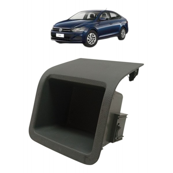 Moldura Porta Objetos Central Volkswagen Virtus Polo 2019