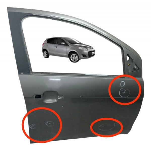 Porta Dianteira Direita Fiat Palio 4p 1.6 2014 2015 Detalhe