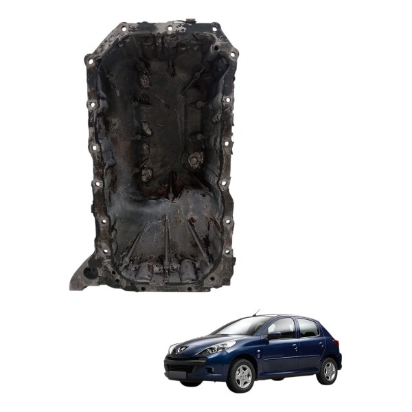 Carter Oleo Motor Peugeot 206 C3 1.6 16v 2006 2007 Detalhe