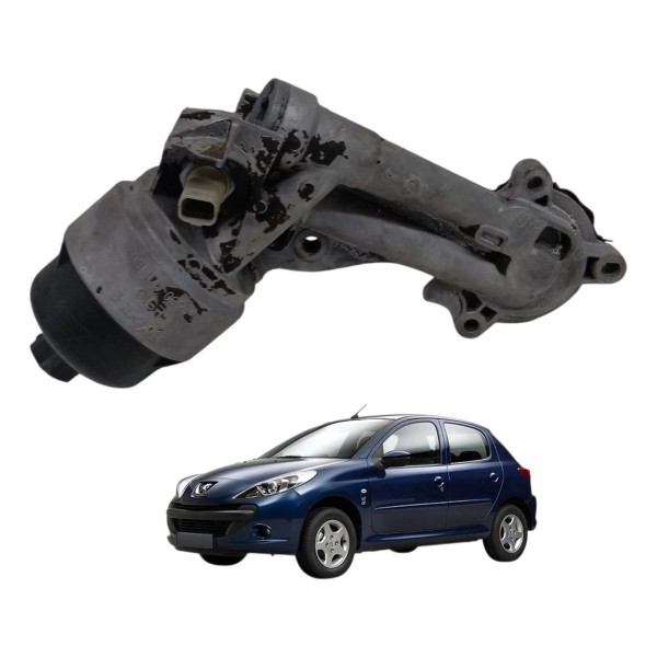 Suporte Filtro Oleo Peugeot 206 207 1.4 8v 2007 2008 2009