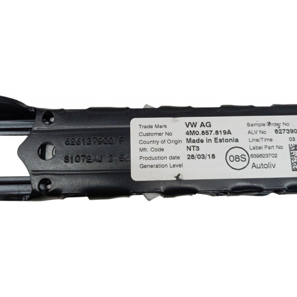 Trilho Regulador Esquerdo Cinto Volkswagen Virtus 2019