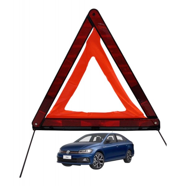 Triangulo Sinalização Segurança Volkswagen Virtus 2019