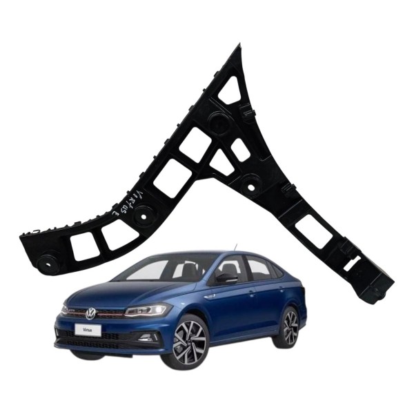 Guia Parachoque Traseiro Direito Volkswagen Virtus 1.6 2019