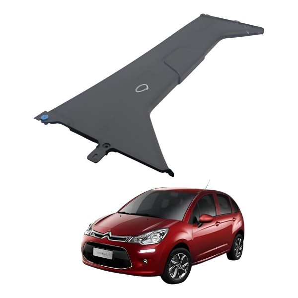Moldura Acabamento Teto Citroen C3 Tendance 2017 Detalhe