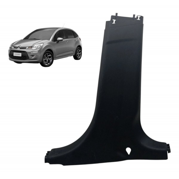 Moldura Inferior Coluna Central Direita Citroen C3 2015 2016