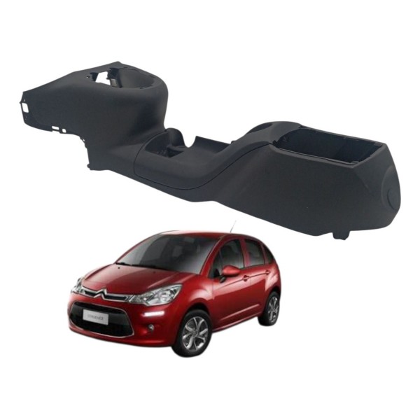 Moldura Console Central Freio Mão Citroen C3 1.6 2015 2016