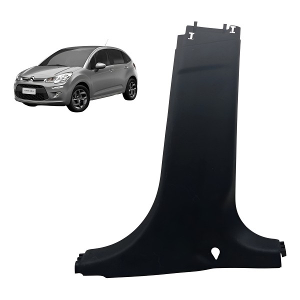 Moldura Inferior Coluna Central Esquerda Citroen C3 1.6 2016