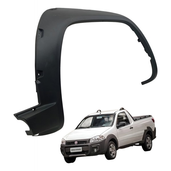 Moldura Paralama Dianteiro Direito Fiat Strada 2015 2016