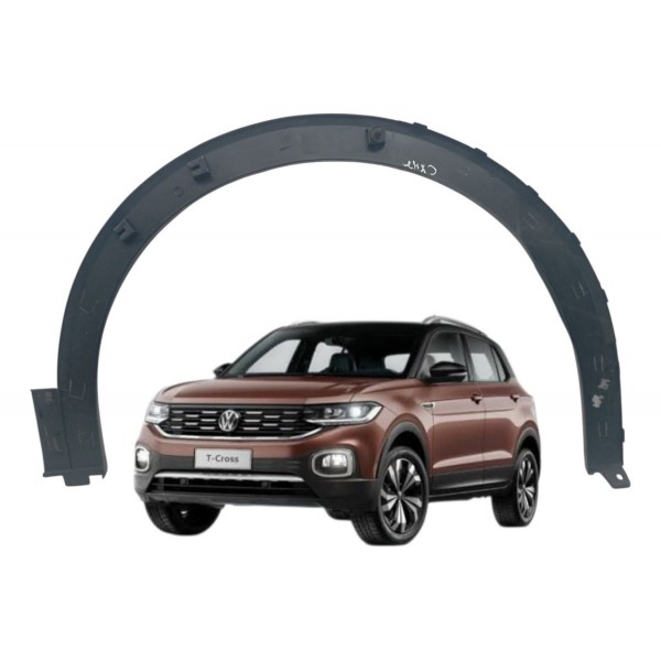 Moldura Paralama Dianteira Esquerdo Vw Tcross 2020 Detalhe