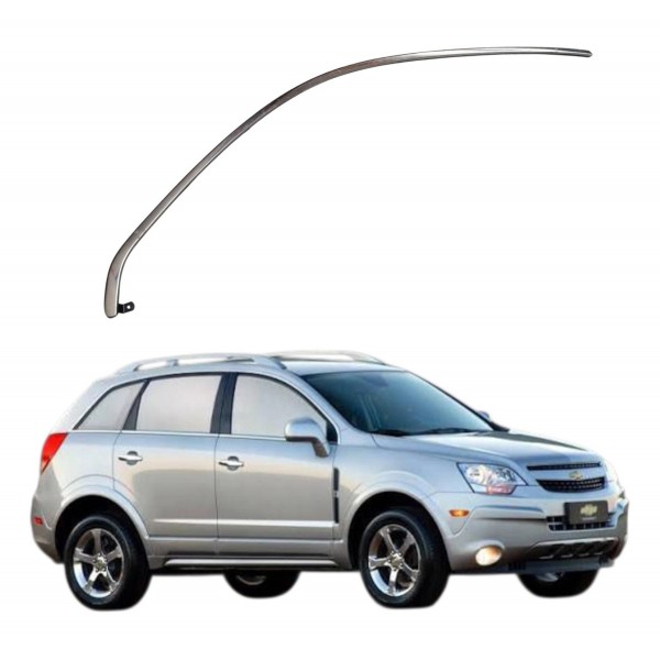 Friso Teto Cromado Esquerdo Chevrolet Captiva Fwd 2009 2010