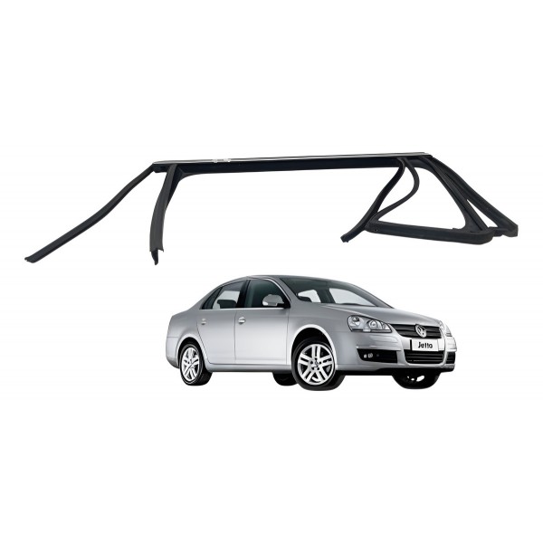 Guarnição Porta Traseira Esquerda Volkswagen Jetta 2010 2011