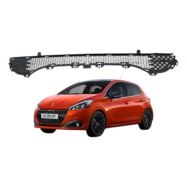 Churrasqueira Parachoque Frontal Peugeot 208 2014 15 Detalhe