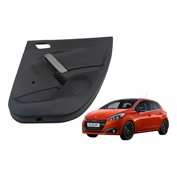 Forro Porta Traseiro Direito Peugeot 208 Allure 2014 2015