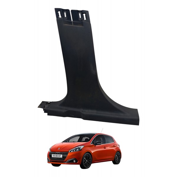 Moldura Coluna Dianteira Esquerda Peugeot 208 Allure 2015