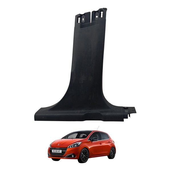 Moldura Coluna Dianteira Direita Peugeot 208 Allure 2015