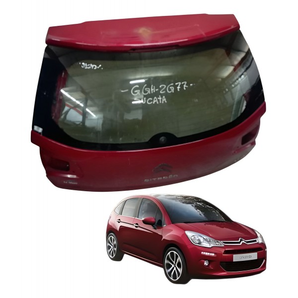 Tampa Traseira C/vidro Citroen C3 Exclusive 2016 2017