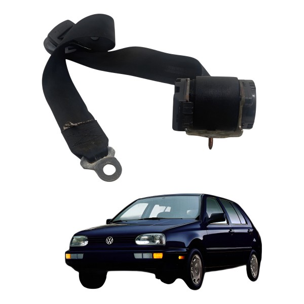 Cinto Segurança Traseiro Volkswagen Golf 1997 1998 1999 2000
