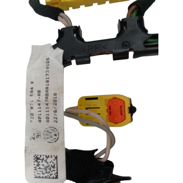 Chicote Volante C/comandos Volkswagen Virtus Tcross 2018