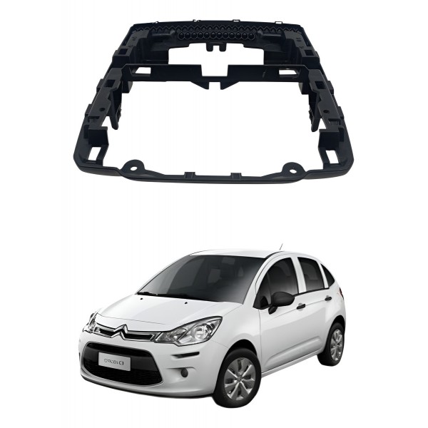 Moldura Central Painel Citroen C3 1.5 2014 2015 2016 2017
