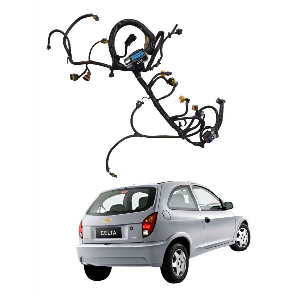 Chicote Injeção Motor Chevrolet Celta 1.0 2006 2007 2008