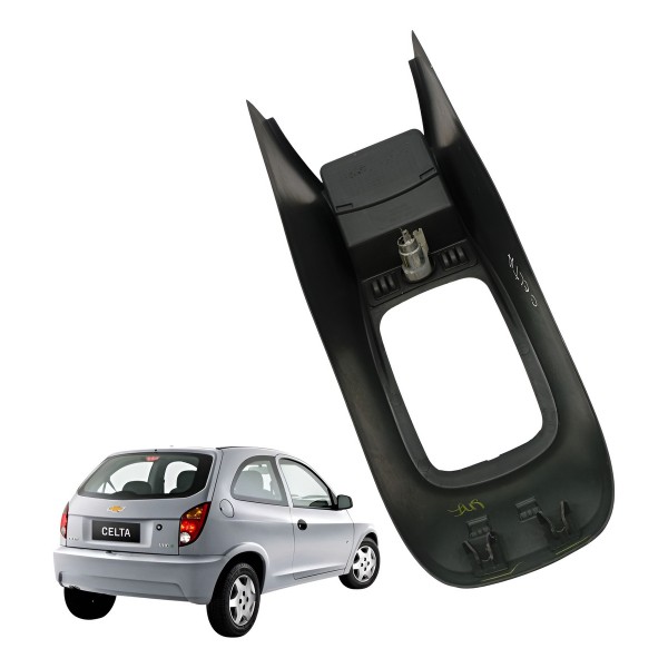 Moldura Console Central Chevrolet Celta 1.0 2009 Detalhe