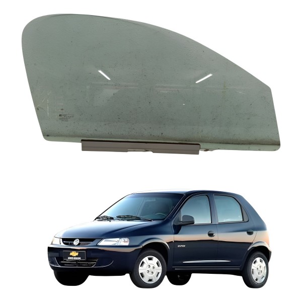 Vidro Dianteiro Direito Chevrolet Celta 1.0 2p 2008 2009