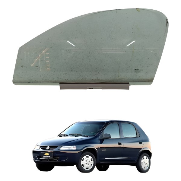 Vidro Dianteiro Esquerdo Chevrolet Celta 1.0 2p 2008 2009