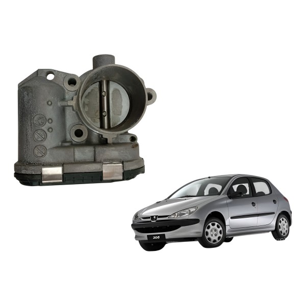 Corpo Borboleta Tbi Peugeot 206 207 C3 1.4 2006 2007 2008