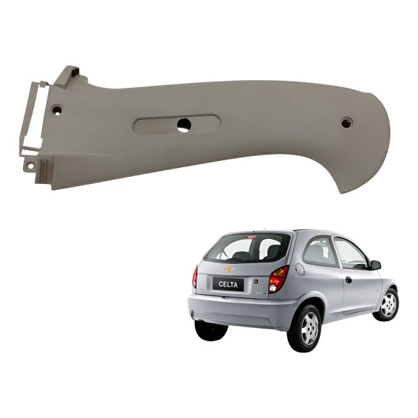 Moldura Acabamento Coluna Esquerda Chevrolet Celta 2008 2009