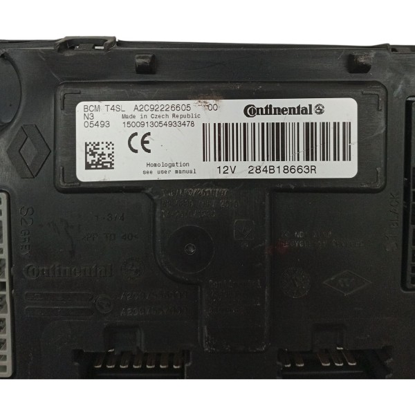 Módulo Bcm Renault Sandero 1.0 2017 2018 2019 Detalhe