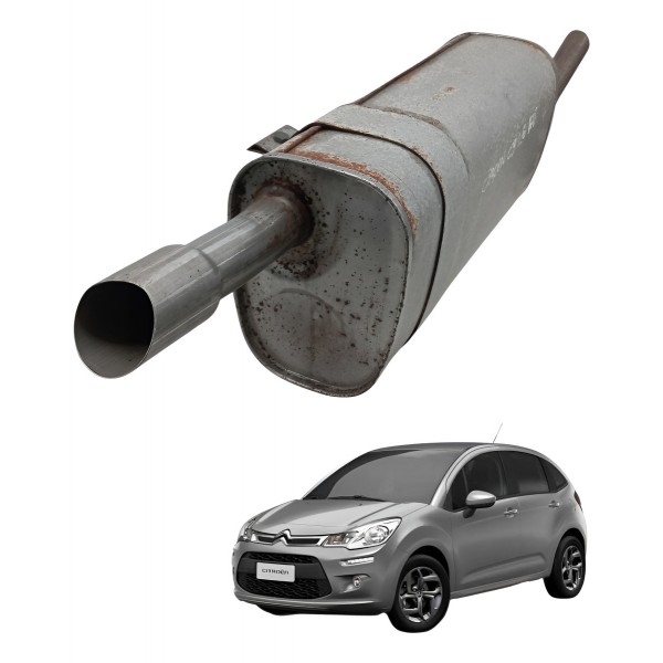 Escapamento Silencioso Citroen C3 1.6 16v 2009 2010 2011