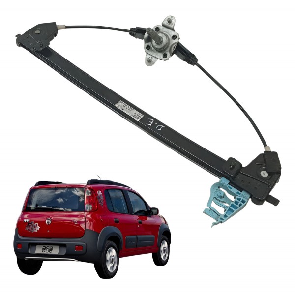 Maquina Vidro Manual Dianteira Esquerda Fiat Uno Way 2011