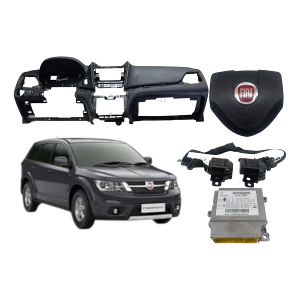 Kit Airbag Bolsa Volante Modulo Cinto  Fiat Freemont  2016