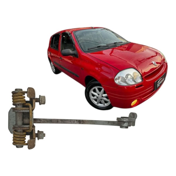 Limitador Porta Traseiro Esquerdo Renault Clio 2002