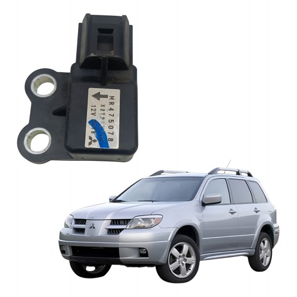 Sensor Detonação Airbag Mitsubishi Airtrek 2.0 2006 Mr475078