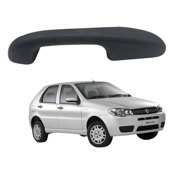 Moldura Esquerda Puxador Porta Descanso Fiat Palio 2007