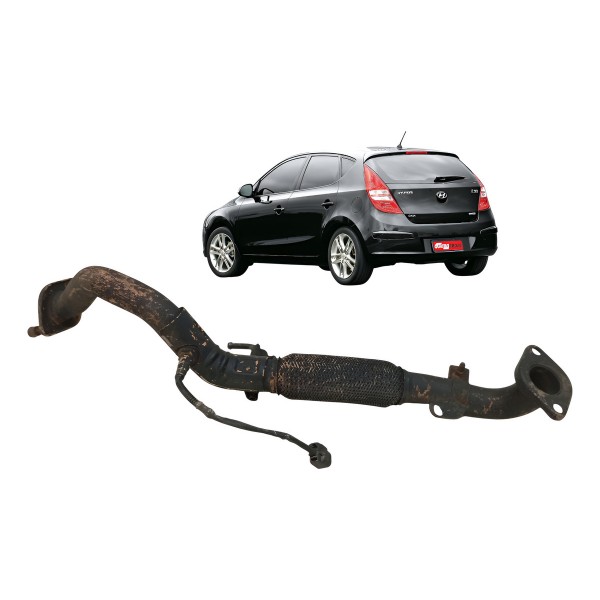 Flexível Escapamento Descarga Hyundai I30 2008 2009 2010