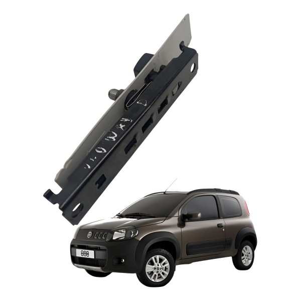 Trilho Regulagem Altura Cinto Direito Fiat Uno Way 2011 2012