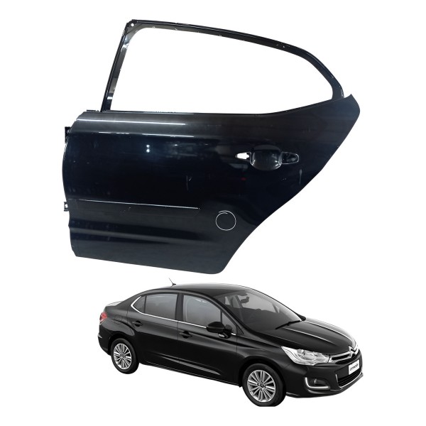 Porta Traseira Esquerda Citroen C4 Lounge 2015 4p Detalhe