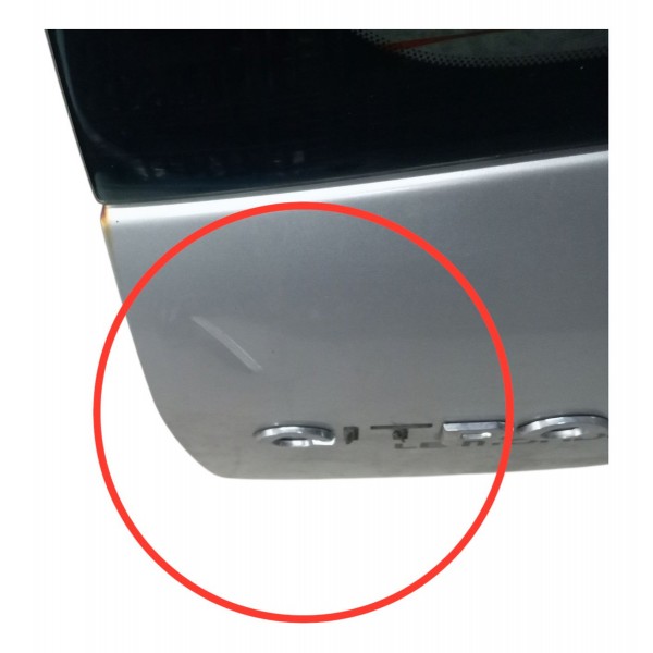 Tampa Traseira C/vidro Citroen C4 Hatch 2010 2011 Detalhe