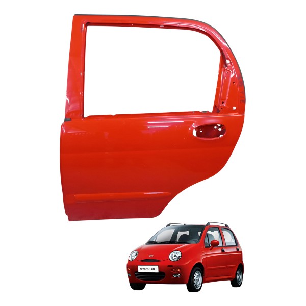 Porta Traseira Esquerda Chery Qq 4p 2011 2012 2013 2014 2015 Traseira Esquerdo