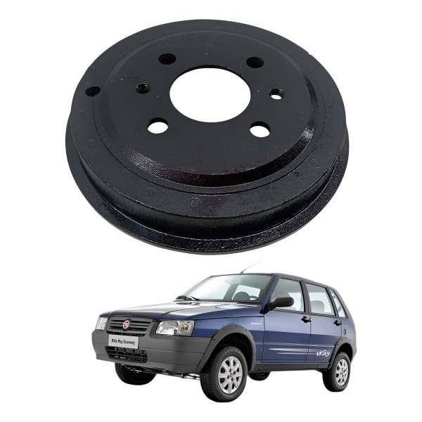 Panela Tambor Freio Traseiro Fiat Uno Way 2011 2012 2013