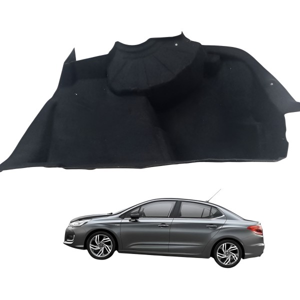 Forro Direito Porta Malas Citroen C4 Lounge 1.6 2015 Detalhe