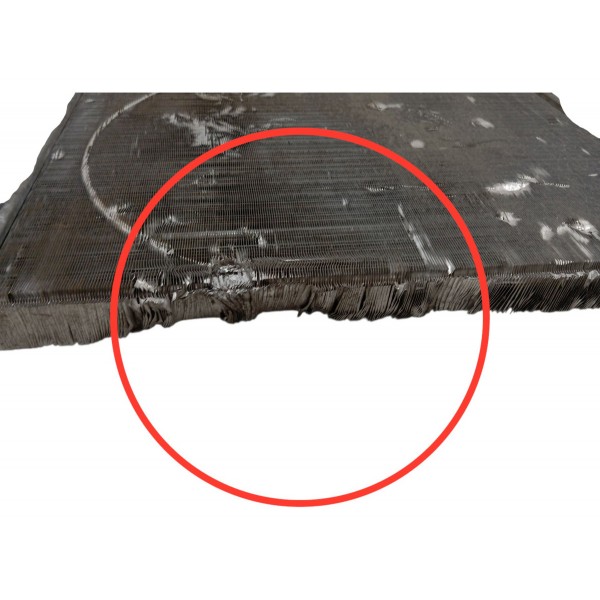 Radiador Água Motor  Renault Clio 1.0 2004 2005 2006 Detalhe