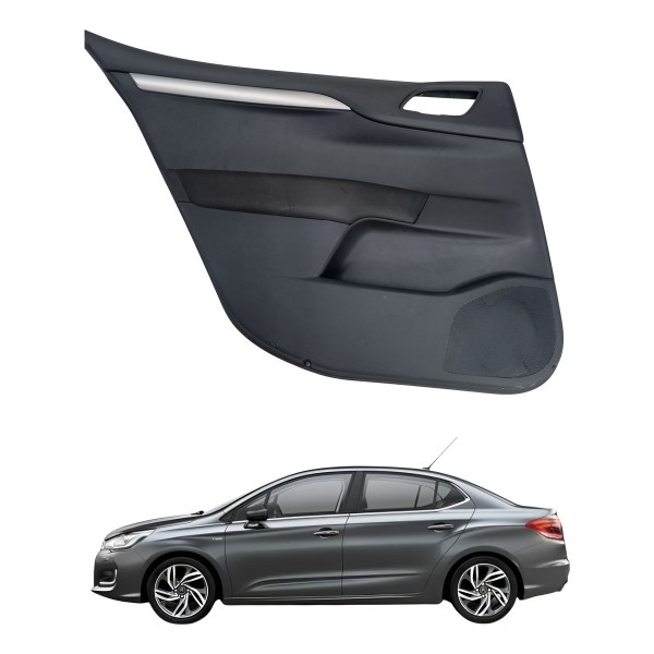 Forro Porta Traseiro Esquerda Citroen C4 Lounge 2014 2015