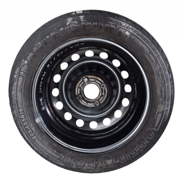Roda Estepe Peneu 205/55/r16 Goodyear Peugeot 308 2014