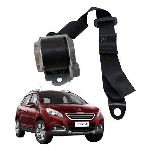 Cinto Segurança Traseira Esquerda Peugeot 2008 2015
